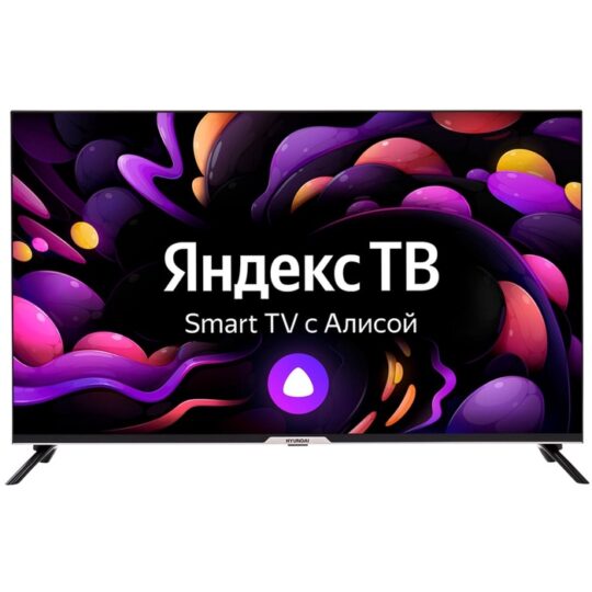 Телевизор Hyundai H-LED43BU7003, 43", 3840x2160, DVB-C/T2/S2, 3xHDMI, 2xUSB, SmartTV, черный